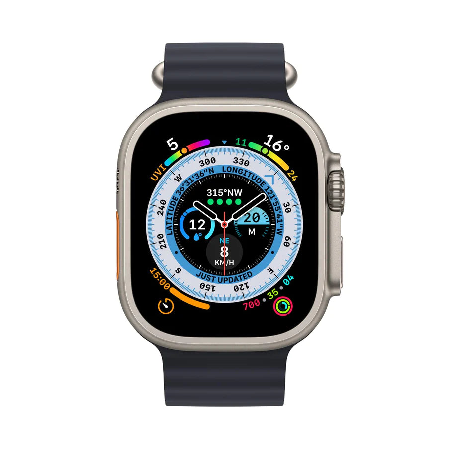 Apple Watch Ultra 49mm Titanium Case GPS + Cellular Ocean Band 