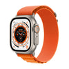 Apple Watch Ultra 49mm Titanium Case GPS + Cellular Ocean Band (Orange) (Small) (MNHH3ZP/A)